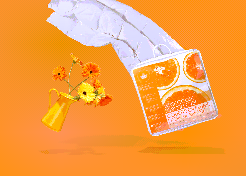 Canadian Down and Feather Company White Goose Feather Duvet Feature