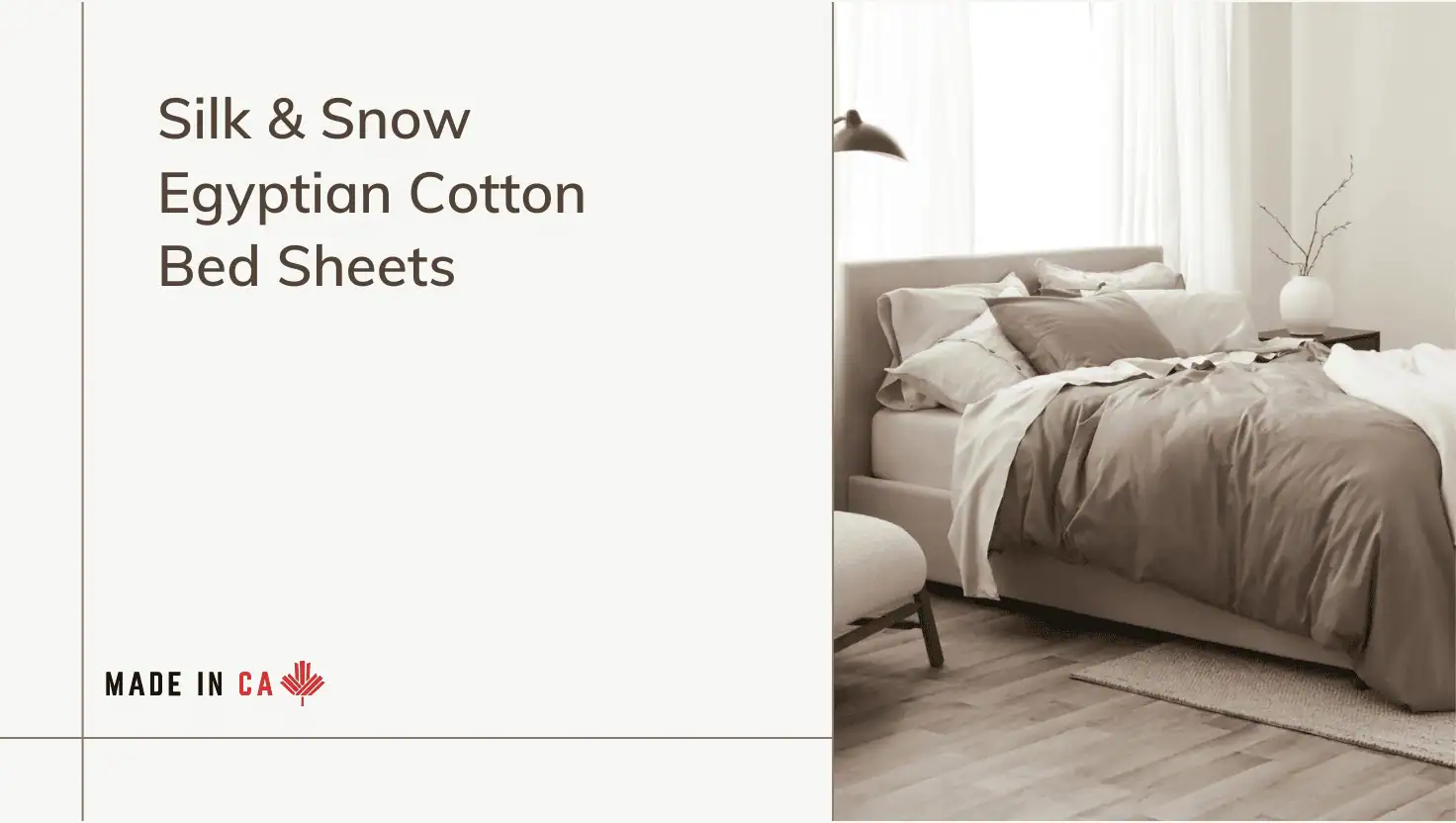 The Best Egyptian Cotton Sheets in Canada for 2026 | Made in CA