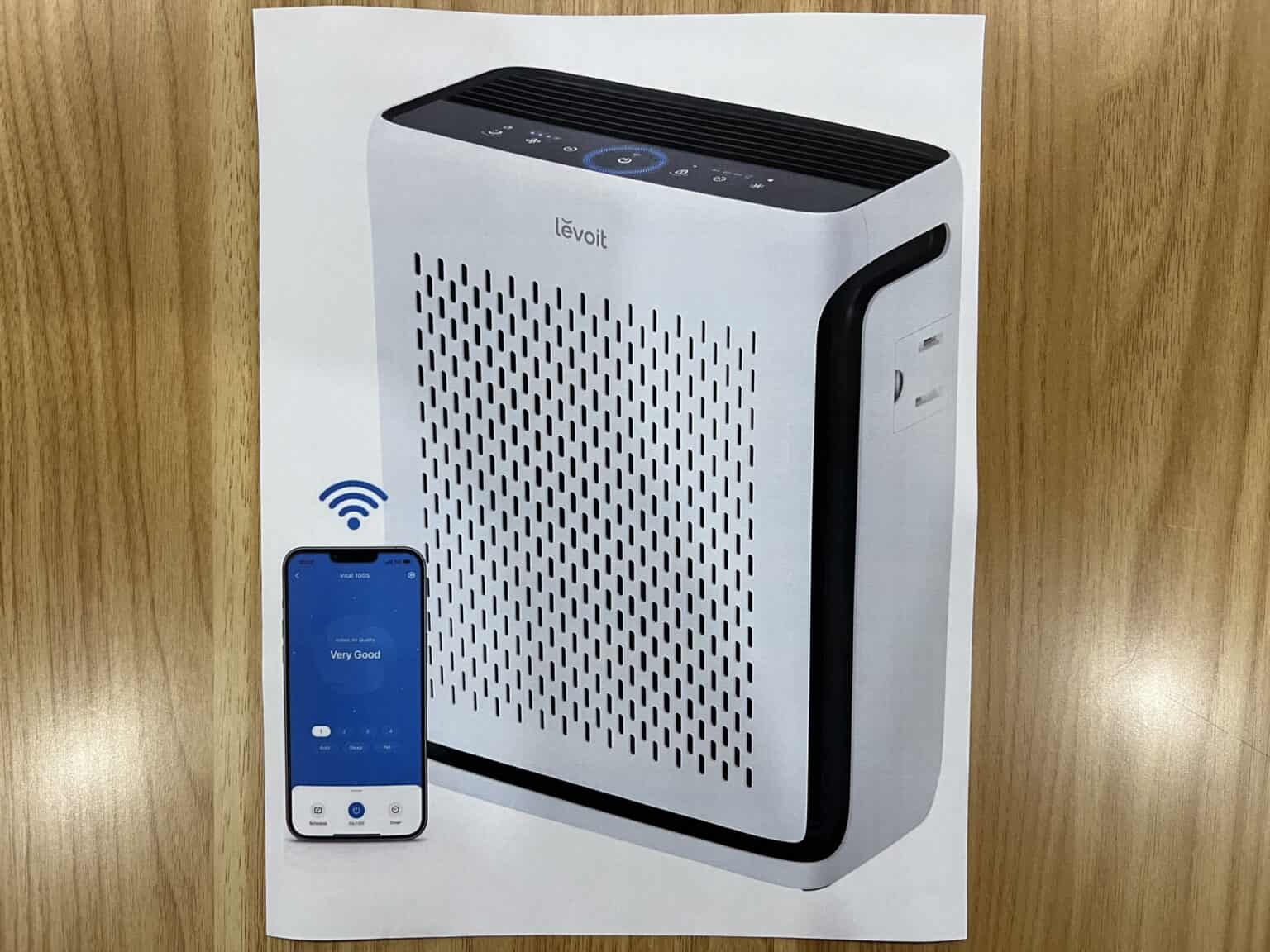 Purificateur D'Air LEVOIT Vital 200S - Pour Allergies Et Animaux, CADR 416 M³/h