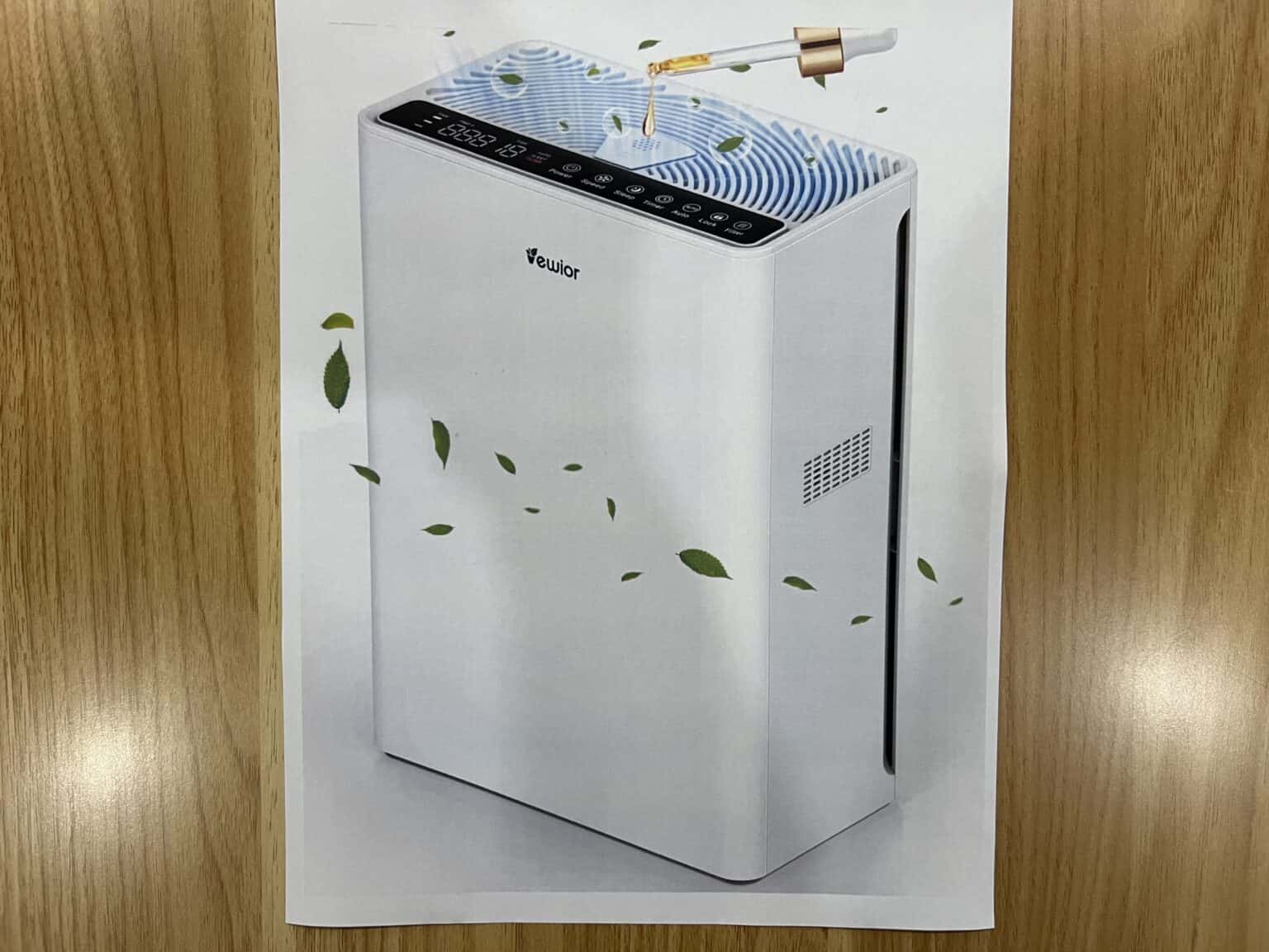 Purificateur D'Air Grande Pièce 1800 Pieds² – 3 Vitesses – Filtre Lavable – LAP-V201S-WUS