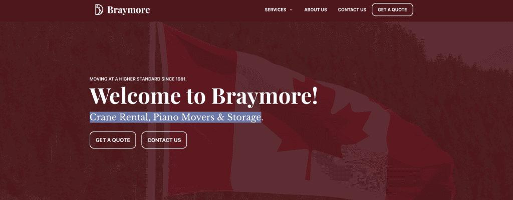 Braymore Piano Movers & Storage
