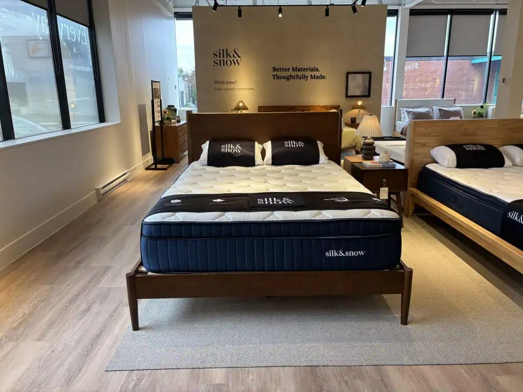 Silk & Snow Hybrid Bed Frame