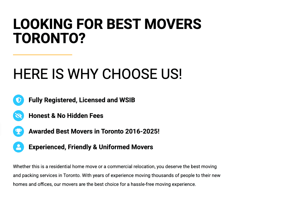The Six Movers