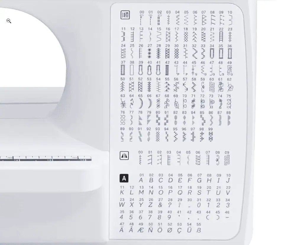 Brother Computerized Sewing Machine Stitch Patterns