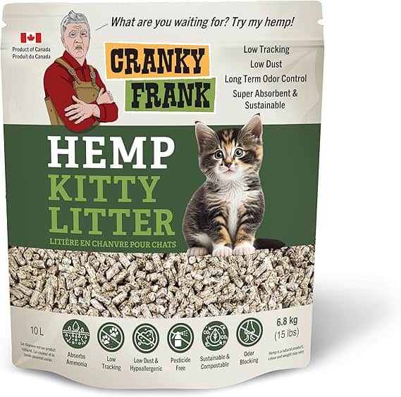 Cranky Frank cat litter