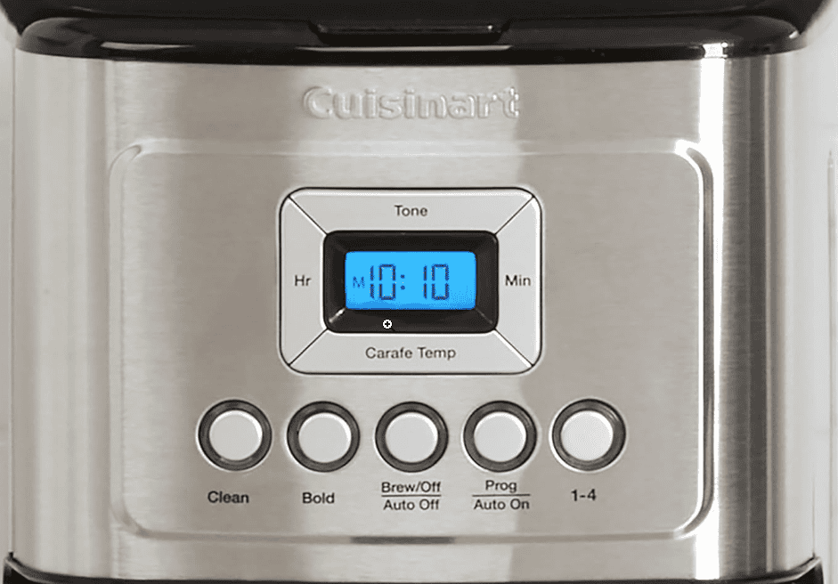 Cuisinart 14 Cup Coffee Maker Control Panel