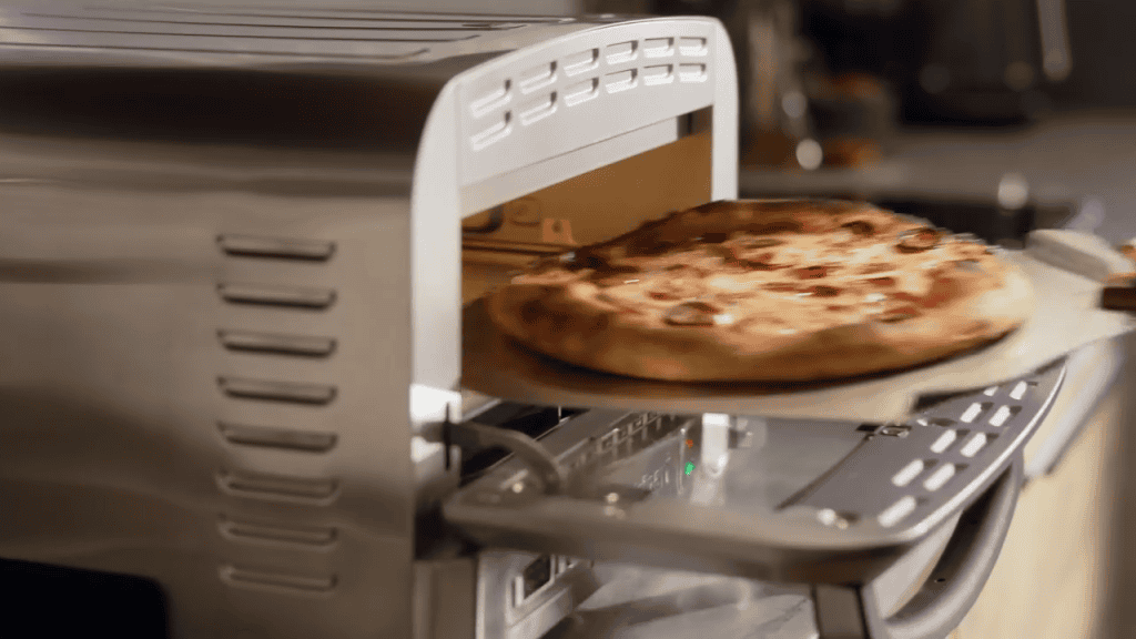 Cuisinart Indoor Pizza Oven in Use