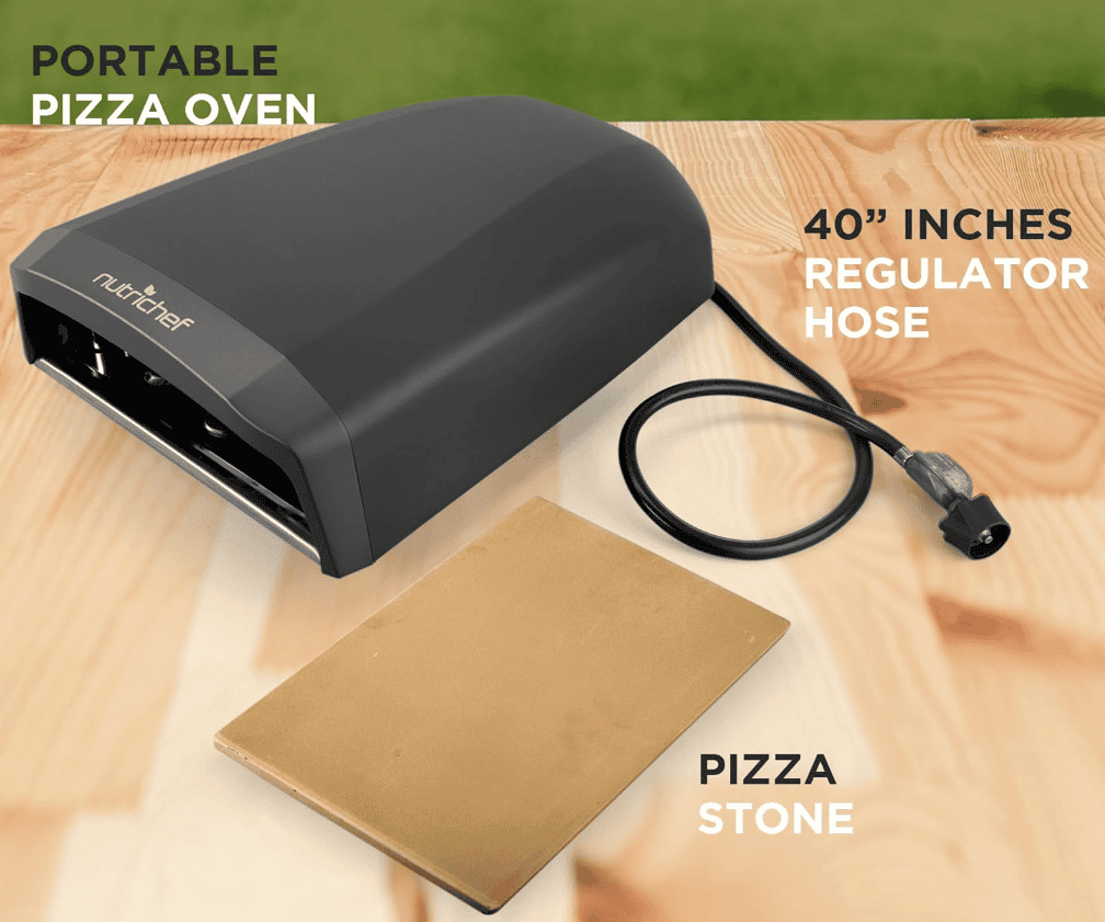 NutriChef Outdoor Propane Pizza Oven Included