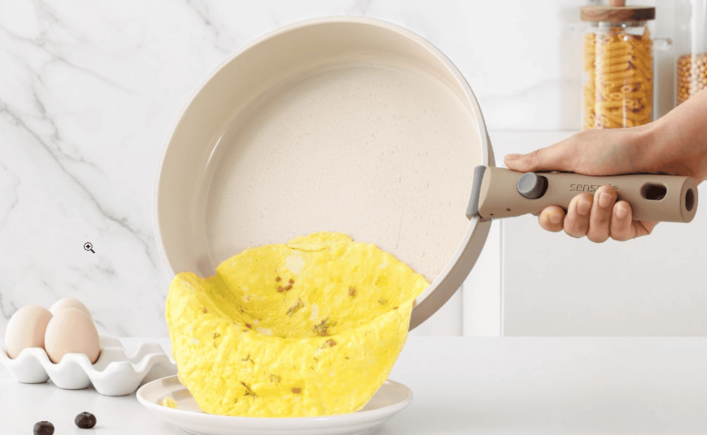 Sensarte 17 Piece Ceramic Cookware Set Nonstick