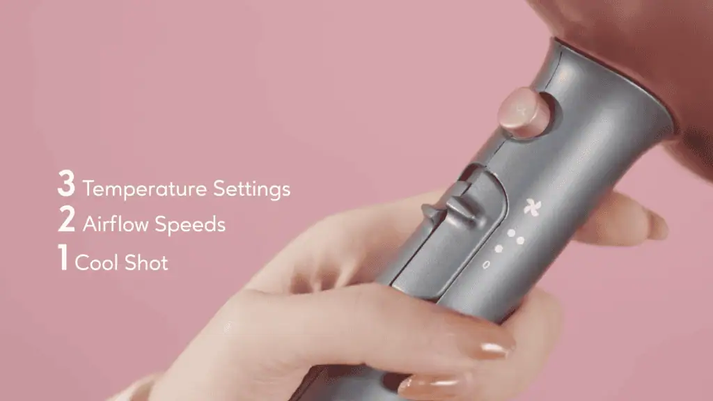 Wavytalk Ionic Hair Dryer Controls