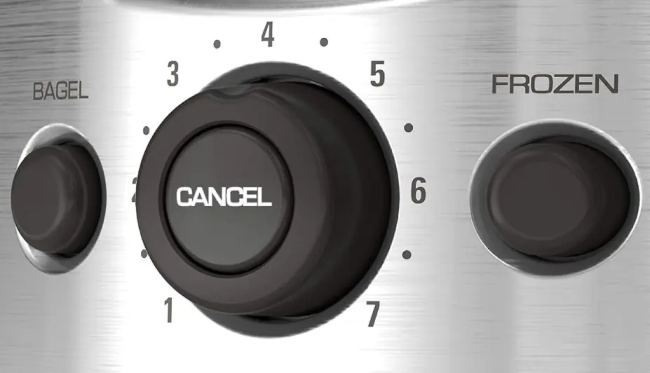 Black Decker 2 Slice Toaster Controls