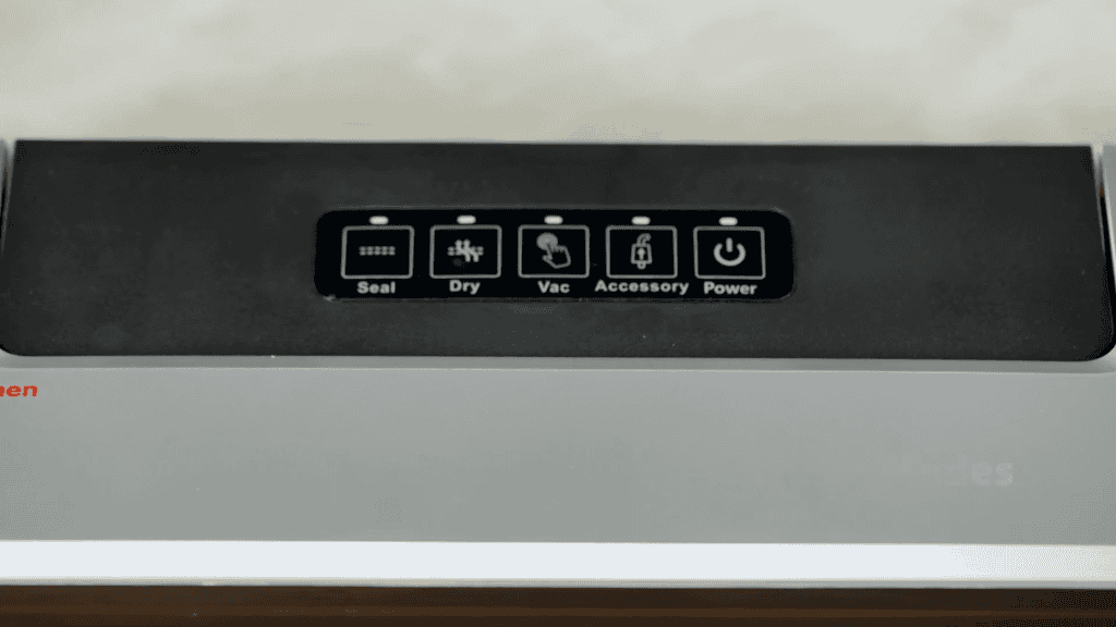 Bonsenkitchen Vacuum Sealer Controls