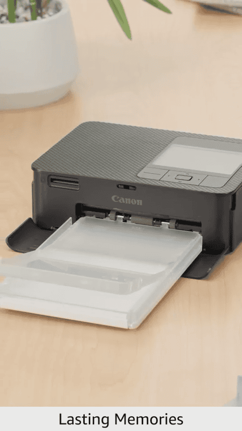 Canon SELPHY Compact Photo Printer in Use