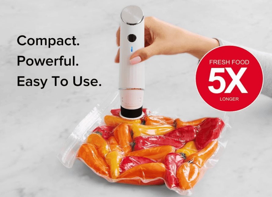 Chef Preserve Compact Vacuum Sealer Features