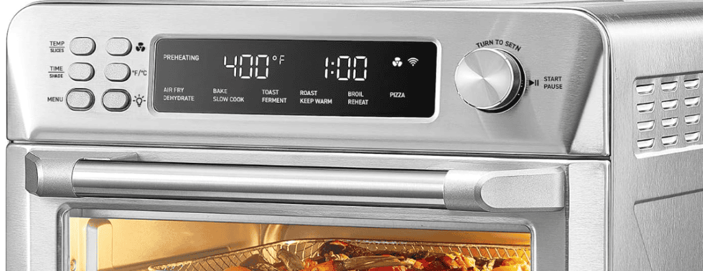 Cosori Toaster Oven Air Fryer Combo Controls