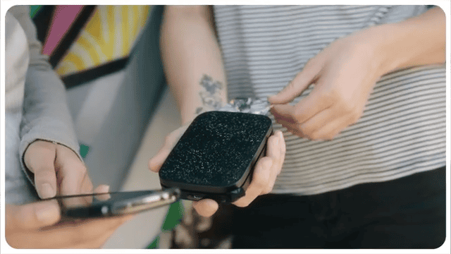 HP Sprocket Photo Printer in Use