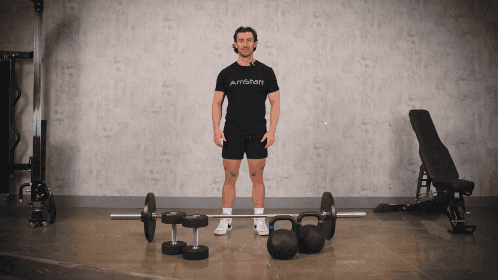 AmStaff Fitness Adjustable Dumbbells Included