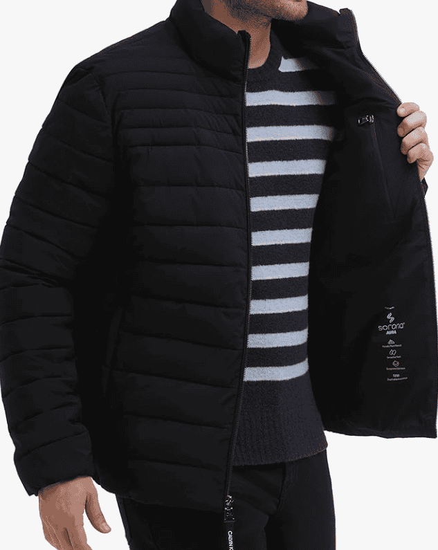Calvin Klein Men's Full Zip Down Puffer Details