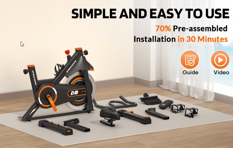 DMASUN Stationary Bike Installation