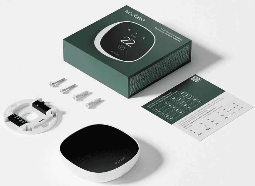 Ecobee Smart Thermostat Included Pieces