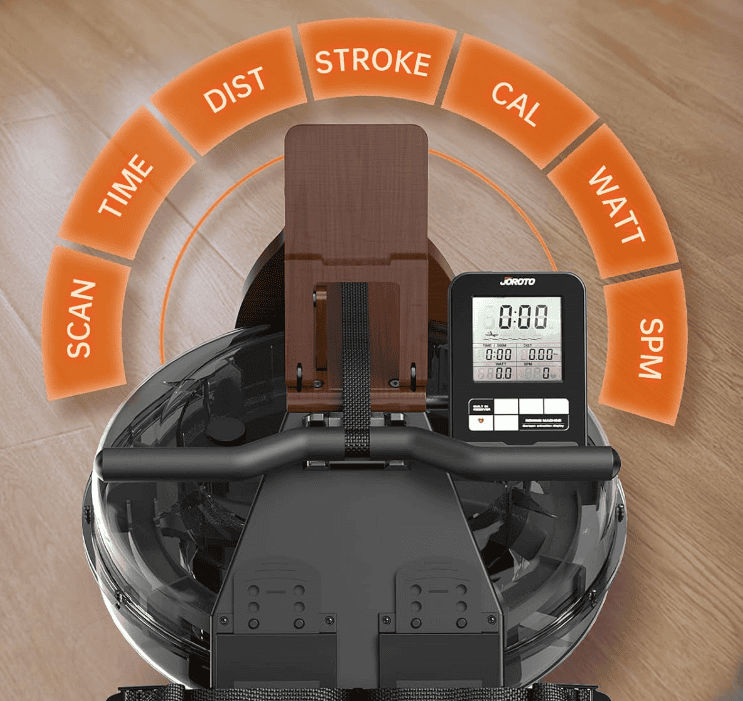 Joroto Water Rowing Machine Metrics