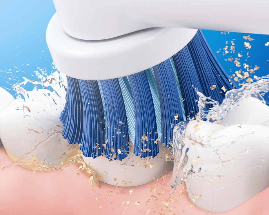 OralB Pro 300 Sensitive Clean Vitality Electric Toothbrush In Use