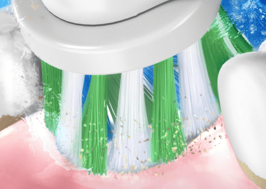 OralB Pro 500+ Rechargeable Toothbrush In Use