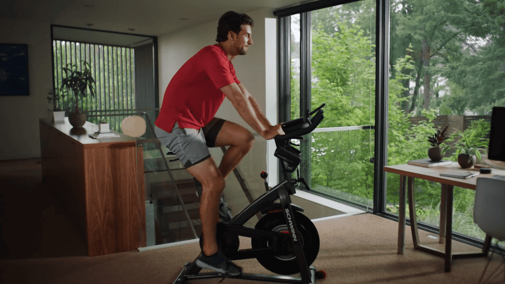 Schwinn Fitness IC4 Indoor Bike In use