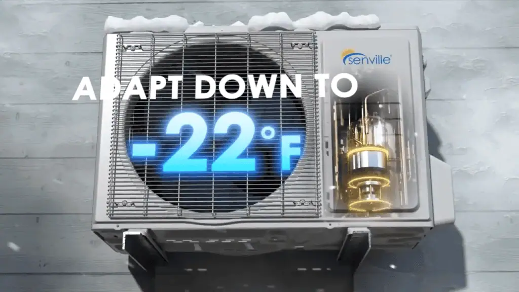 Senville AURA Series Mini Split Heat Pump Cold Rating