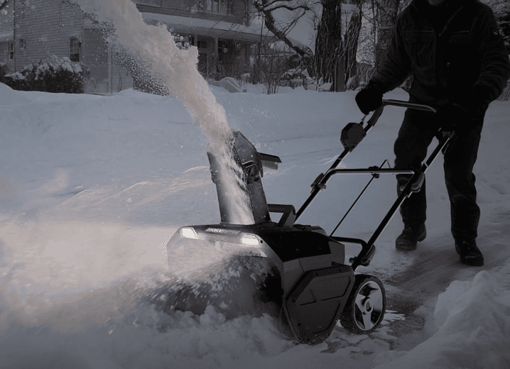 Worx WG471 Cordless Snow Blower Headlights