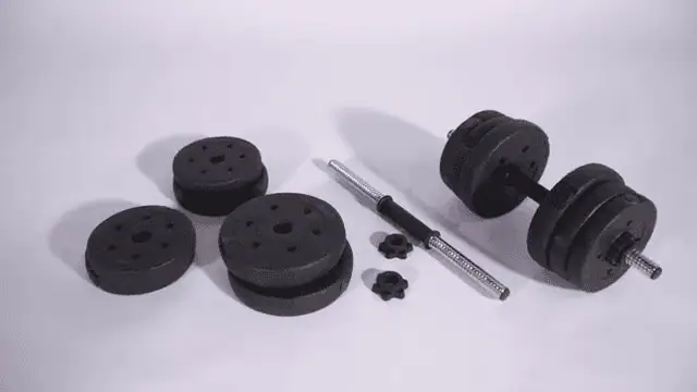 Yaheetech Adjustable Dumbbells Included