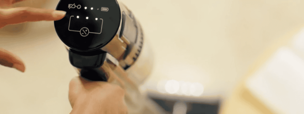 Bissell XR Lightweight Cordless Stick Vacuum Controls