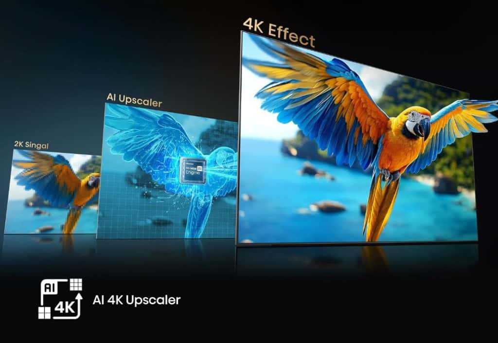 Hisense 4K QLED Smart TV Upscaling