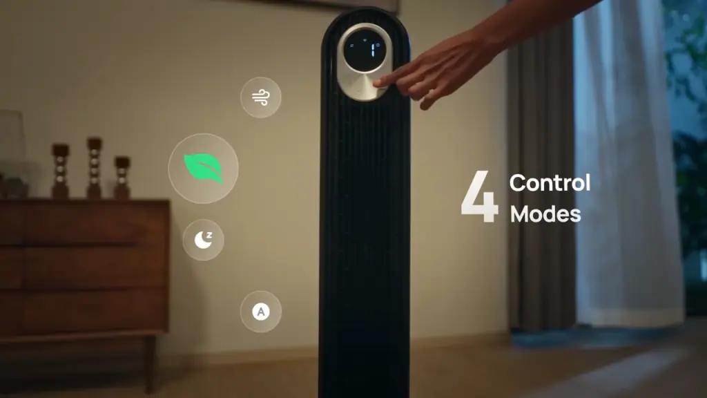 Dreo 42 Inch Tower Fan Controls