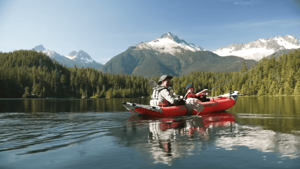 Intex Excursion Pro Inflatable Kayak in Use