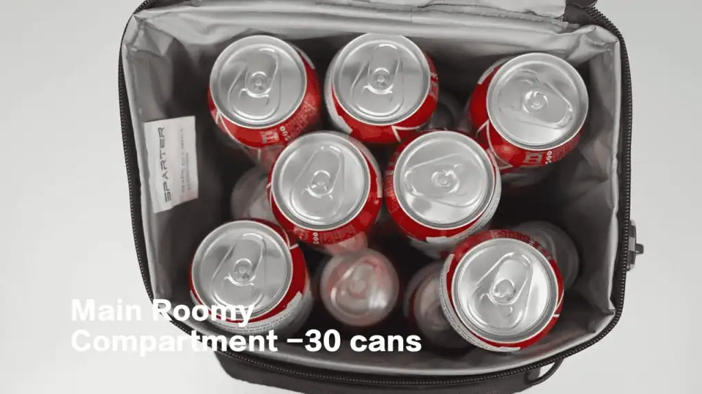 Sparter Backpack Cooler Capacity