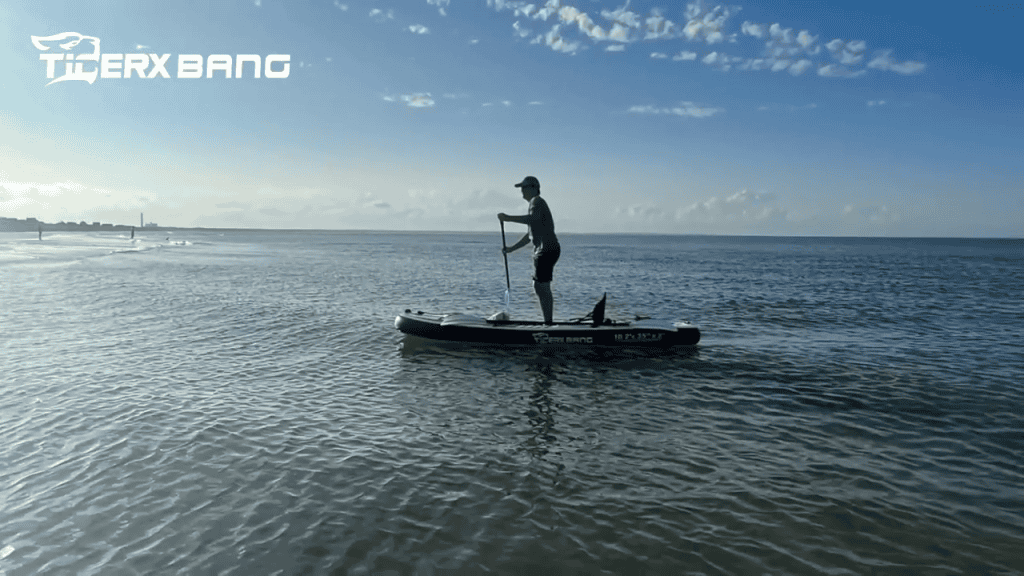 Tigerxbang Inflatable Kayak in Use