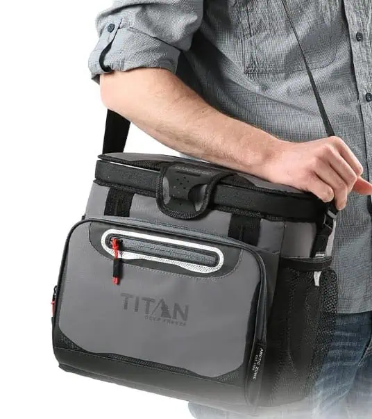 Titan Deep Freeze Cooler in Use