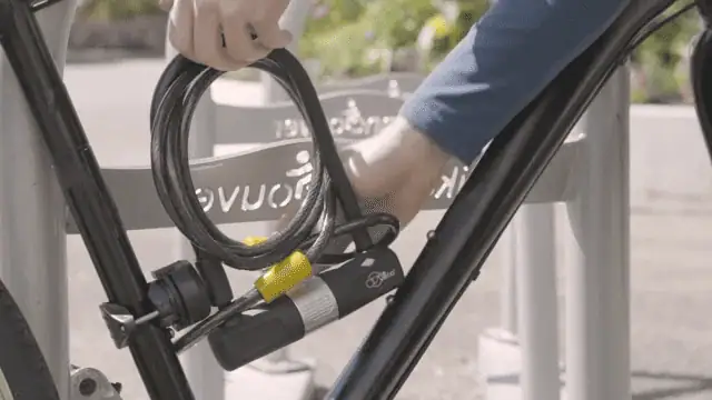 Via Velo Bike U Lock Bike Lock with Cable