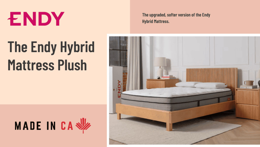 Endy Hybrid Mattress Plush Cover