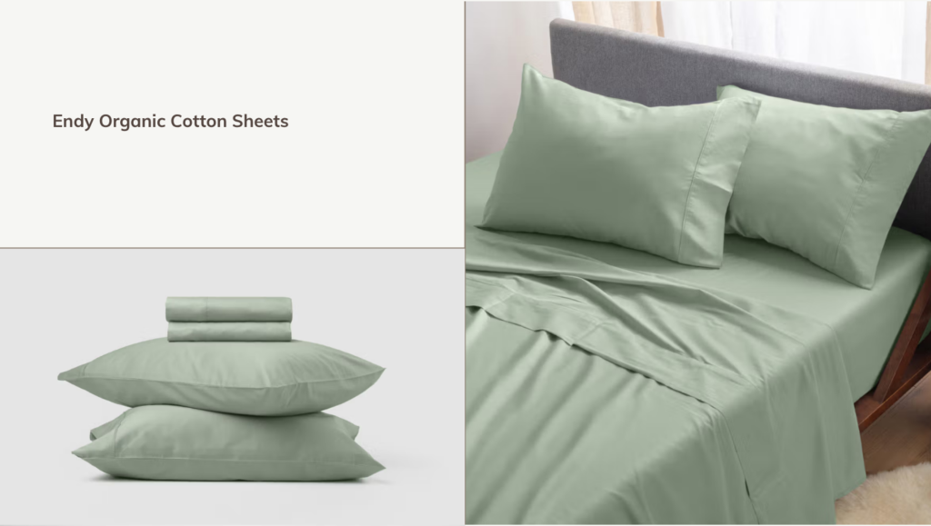 Endy Organic Cotton Sheets