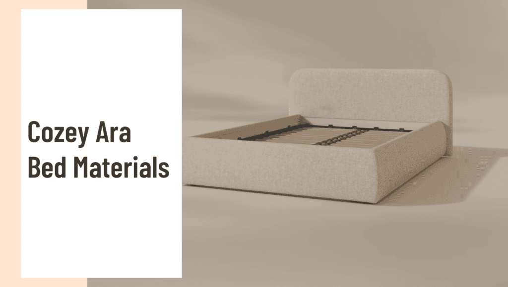 Cozey Ara Bed Materials Feature
