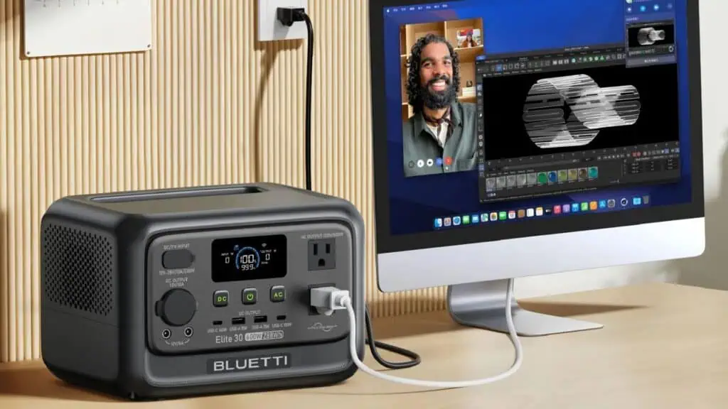 Bluetti Elite 30 V2 in Use