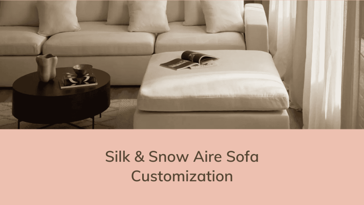SS Aire Sofa Customization